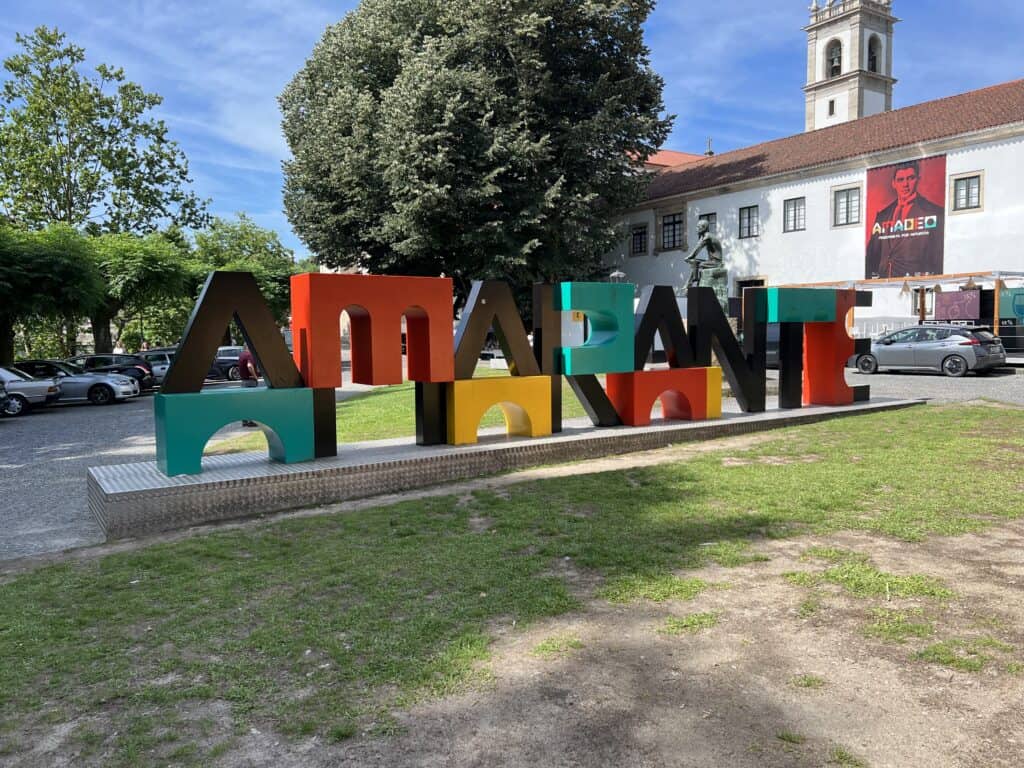 Sign for the city of Amarante