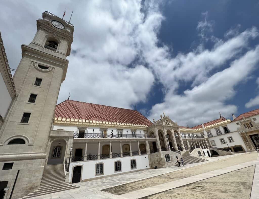 Courtyard at Coimbra University, a UNESCO World Heritage Site.